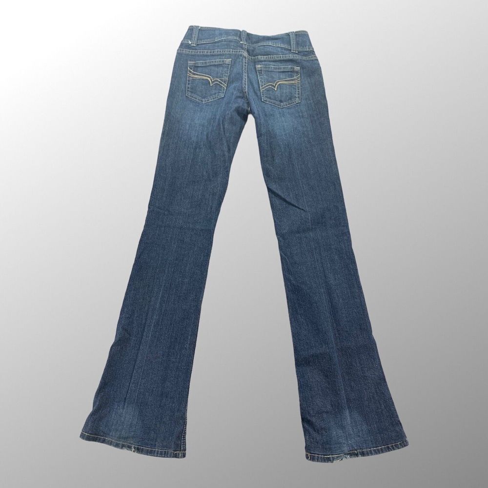 Revolt Jeans Womens‎ 9 (29x31) Bootcut Flare Embroidered Medium Wash Y2K - Picture 11 of 11